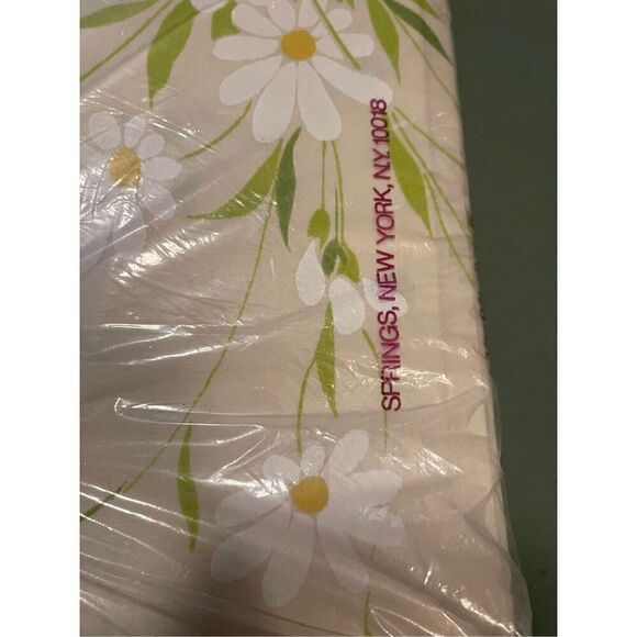 Vintage Two New Packages No-Iron Percale Double Flat Sheets 81x96” made in USA - Picture 5 of 10